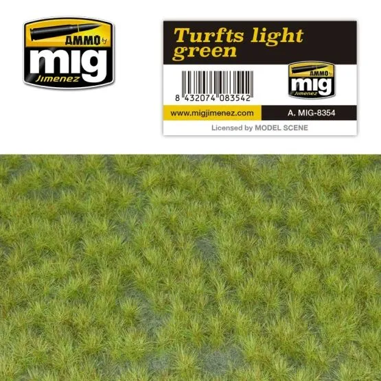 Turfs light green 230x130mm
