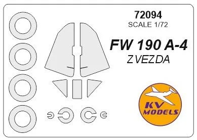 Fw 190A-4 mask for Zvezda 1:72