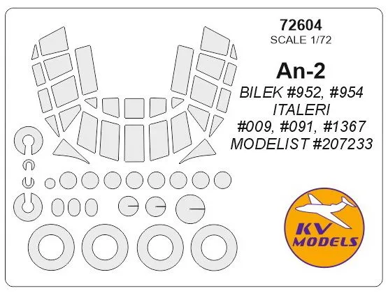 An-2 mask for Italeri/ Bilek 1:72