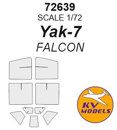 Yak-7 mask for Falcon 1:72