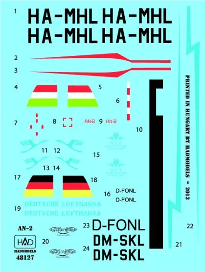 An-2 Hungary & Lufthansa service 1:48