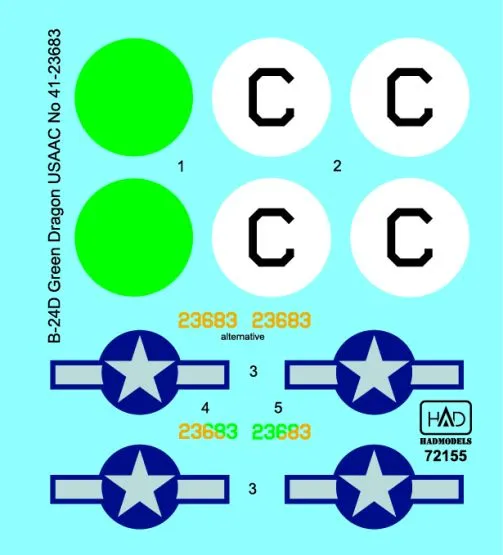 B-24D Green Dragon USAAC 1:72