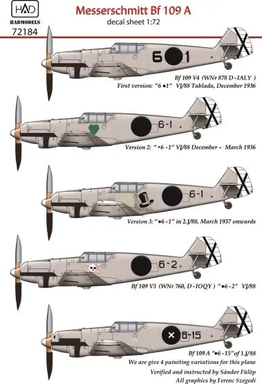 Bf 109A 1:72