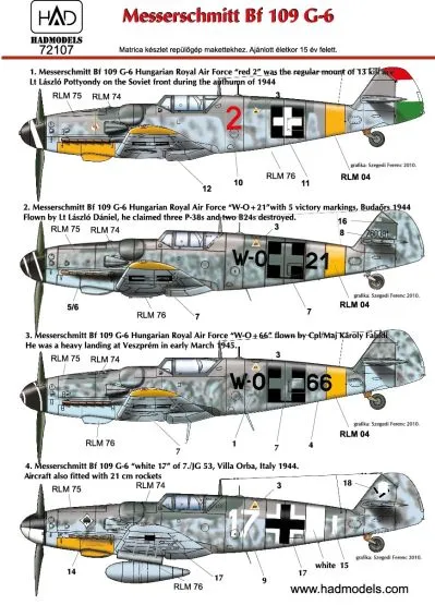 Bf 109G-9 1:72