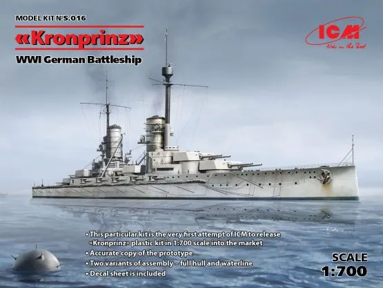 SMS Kronprinz (1914) 1:700