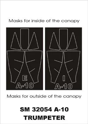 A-10A mask for Trumpeter 1:32