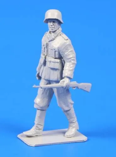 German WWII Soldier with mauser 98 Rifle 1:48