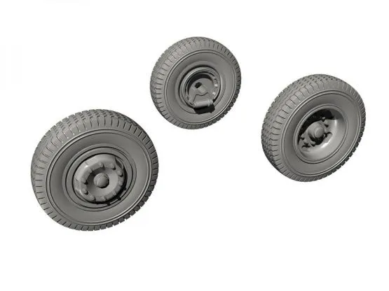 Meillerwagen "V-2 Transporter" Wheels Set 1:72