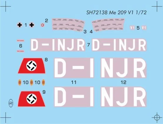 Messerschmitt Me 209V-1 1:72