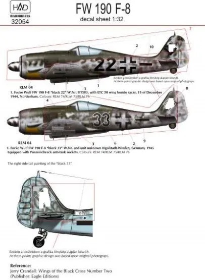 Focke Wulf Fw 190F-8 part 1 1:32