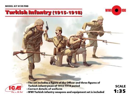 Turkish Infantry (1915-1918) 1:35