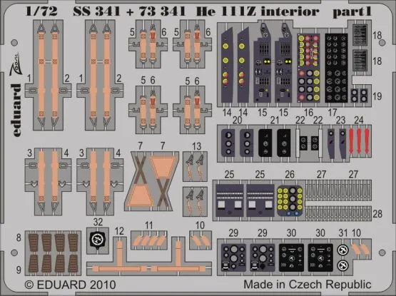 He 111Z interion S.A. for Hasegawa 1:72