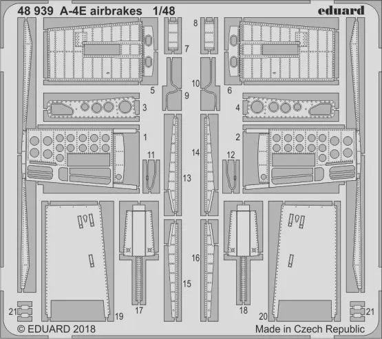 A-4E airbrakes for Jobby Boss 1:48