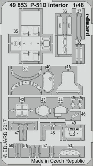 P-51D interior for Airfix 1:48