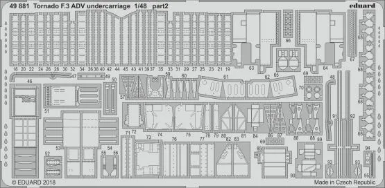 Tornado F.3 ADV undercarriage for Revell 1:48