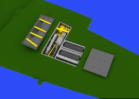 Spitfire Mk. IXe gun bays for Eduard 1:48 Spitfire Mk. IXe gun bays for Eduard 1:48