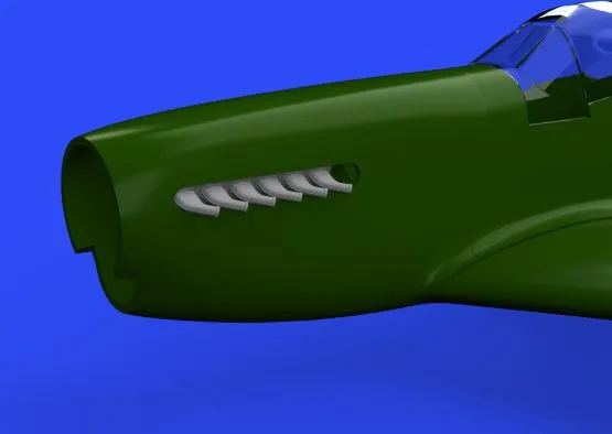 P-51D exhaust stacks for Airfix 1:48