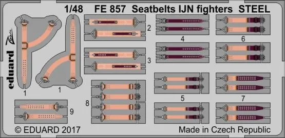 Seatbelts IJN fighters STEEL 1:48