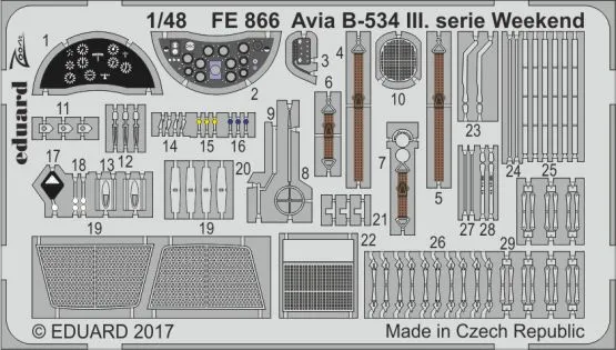 Avia B-534 III. serie Weekend - Zoom 1:48