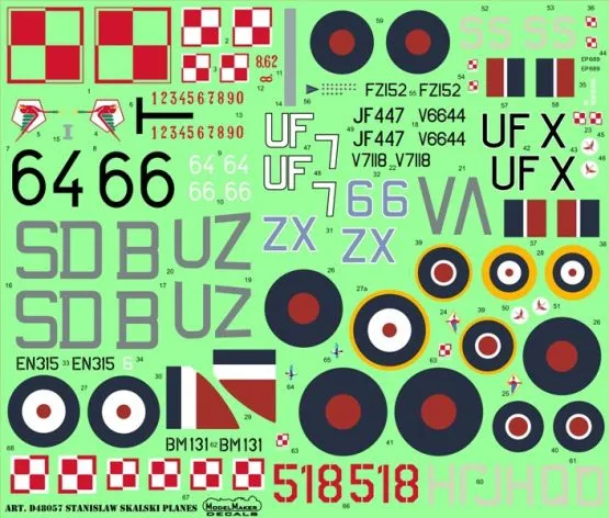 Stanislaw Skalski planes 1:48