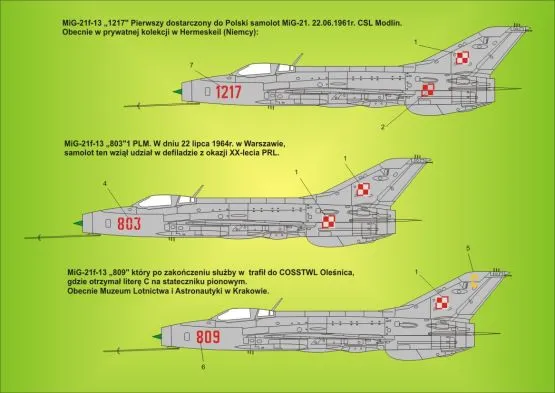 MiG-21f-13 in Polish service 1:48