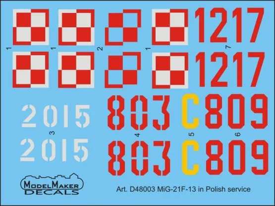 MiG-21f-13 in Polish service 1:48