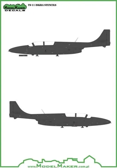 TS-11 Iskra - stencils 1:48