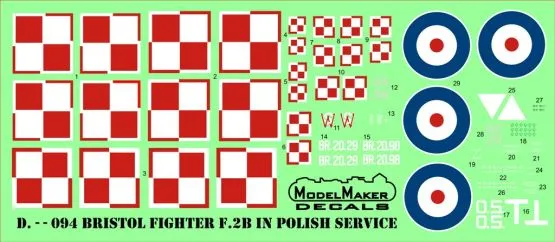 Bristol Fighter F.2B in Polish service 1:48