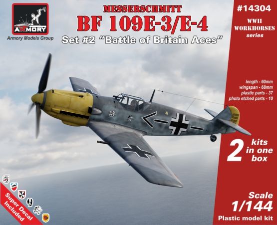 Bf 109E-3/E-4 Set.2 1:144
