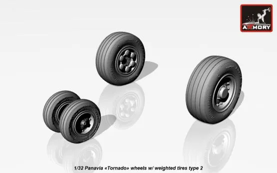Panavia Tornado wheels, type 2 1:32