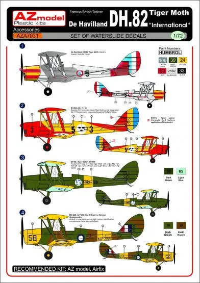 DH-82 Tiger Moth - International 1:72