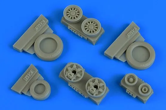 F-16I weighted wheels (Goodyear) (Hasegawa) 1:48