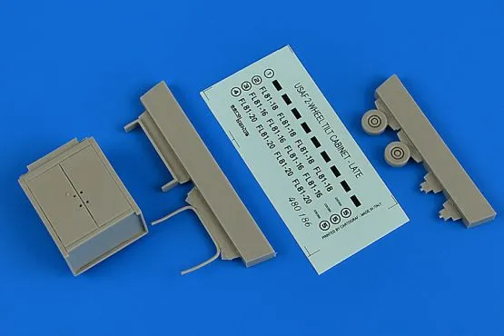 USAF 2-wheeled tilt cabinet - late 1:48