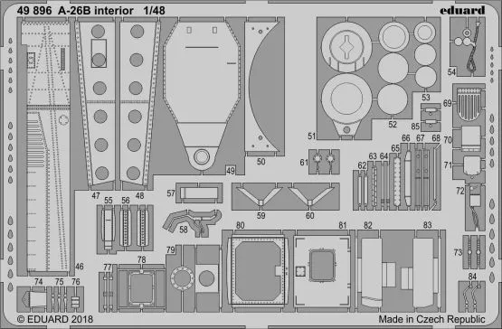 A-26B interior for Revell 1:48