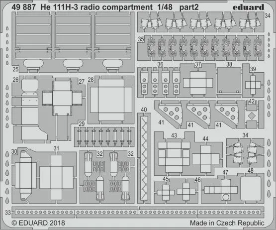 He 111H-3 radio compartment for ICM 1:48