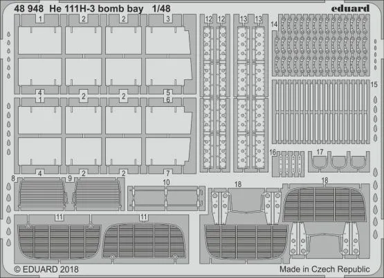 He 111H-3 bomb bay for ICM 1:48