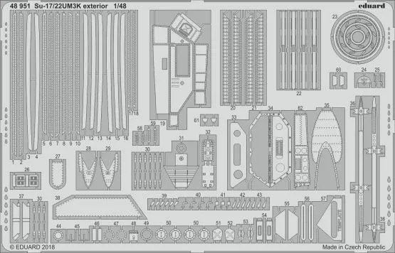 Su-17/ Su-22UM3K exterior for Kitty Hawk 1:48