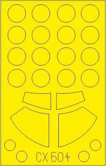 B-2A mask for Modelcollect 1:72