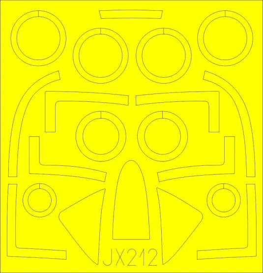 T-28C mask for Kitty Hawk 1:32