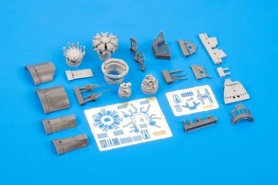 Fw 190A-5 engine & fuselage guns for Eduard 1:48