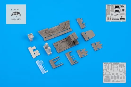 Bf 109G-6 cockpit for Tamiya 1:48