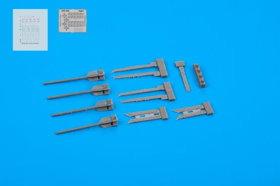 R-3S missiles w/ pylons for MiG-21 1:72