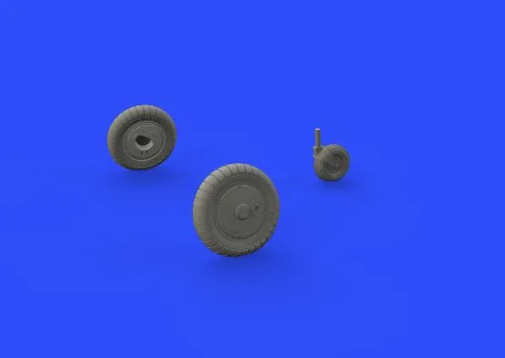 Bf 109G-6 wheels for Tamiya 1:48