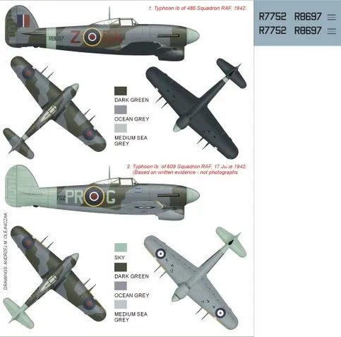 Typhoon Ib (car door) super mask for Hasegawa 1:48
