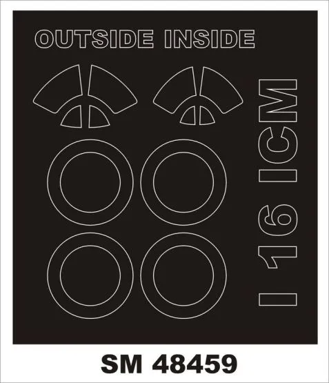 I-16 mask for ICM 1:48