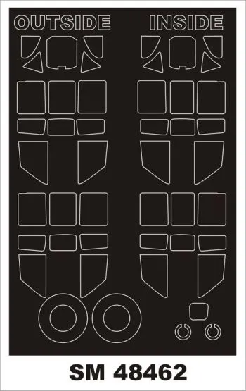 Ki-61-I Hein mask for Tamiya 1:48
