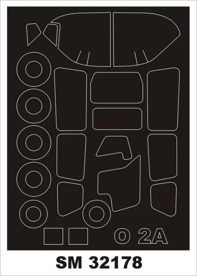 O-2A Skymaster Mask for Roden 1:32