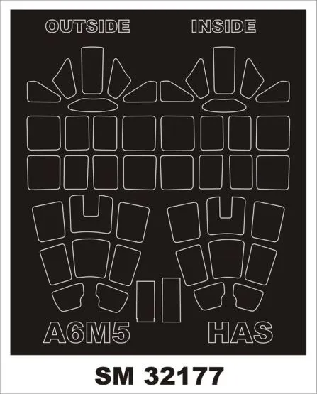A6M5 Zero Mask for Hasegawa 1:32