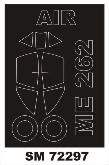 Me 262A mask for Airfix 1:72