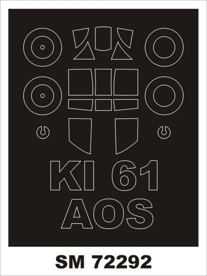 Ki-61-I Hein mask for Aoshima 1:72